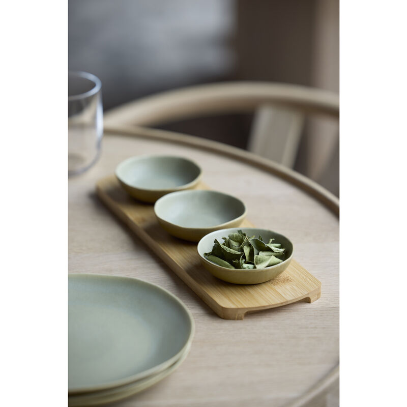 Shoku Bamboo tray with 3 bowls