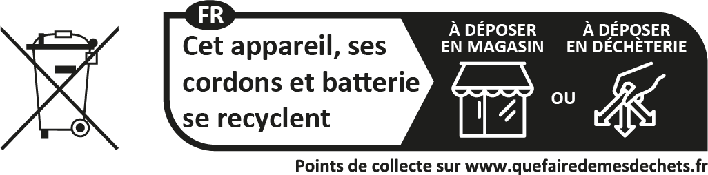 Elektrisk/elektronisk apparat med ledning, solgt med batterier